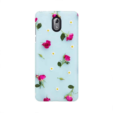 Floral Background Mobile Cover For Nokia 3.1