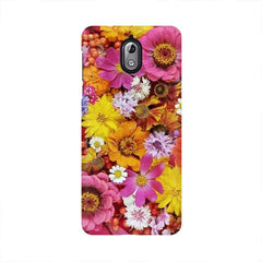 Colorful Flowers Background Mobile Cover For Nokia 3.1