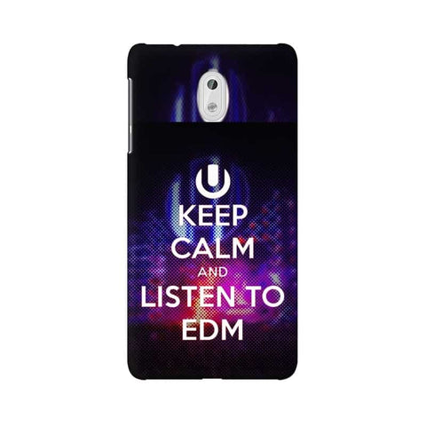 Keep Calm And Listen To EDM Mobile Cover For Nokia 3