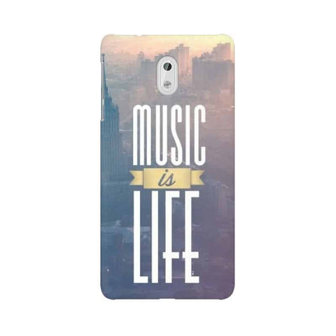 Music is Life Mobile Cover For Nokia 3