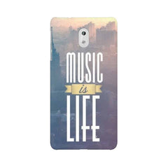 Music is Life Mobile Cover For Nokia 3