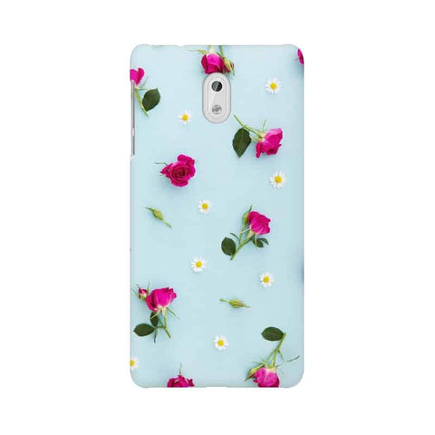 Floral Background Mobile Cover For Nokia 3