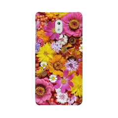 Colorful Flowers Background Mobile Cover For Nokia 3
