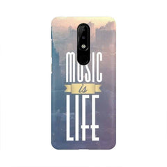 Music is Life Mobile Cover For Nokia 5.1 Plus