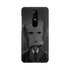 Smoking in The Rain Mobile Cover For Nokia 5.1 Plus