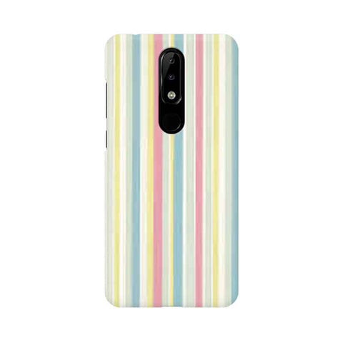 Pastel Lines Mobile Cover For Nokia 5.1 Plus