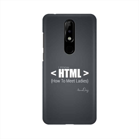 HTML Mobile Cover For Nokia 5.1 Plus