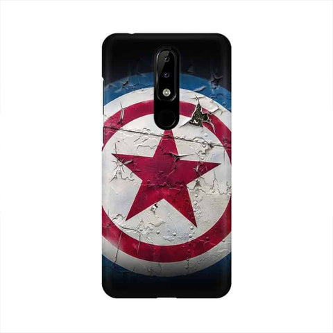 Captain America Mobile Cover For Nokia 5.1 Plus