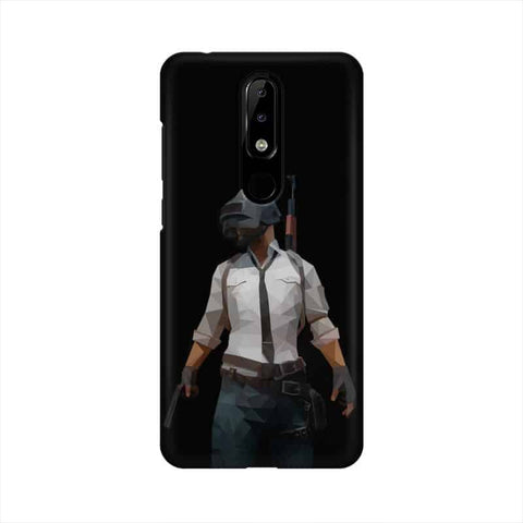 PUBG Printed Mobile Cover For Nokia 5.1 Plus