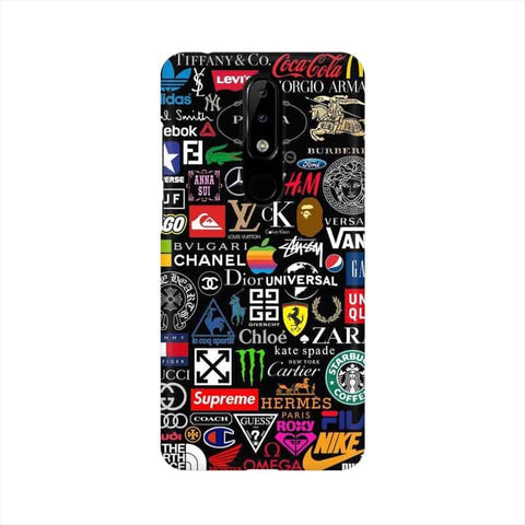 Brands Logo's Mobile Cover For Nokia 5.1 Plus
