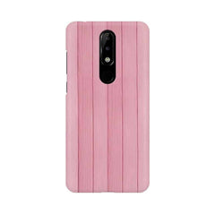 Pink Wood Mobile Cover For Nokia 5.1 Plus