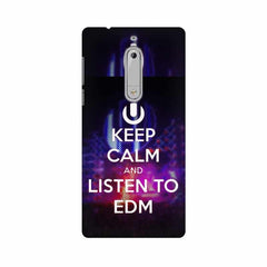 Keep Calm And Listen To EDM Mobile Cover For Nokia 5