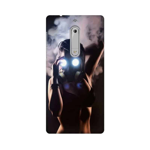 Gas Mask Girl Mobile Cover For Nokia 5