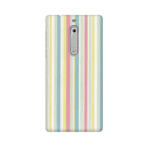 Pastel Lines Mobile Cover For Nokia 5