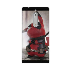 Red Pikachu Mobile Cover For Nokia 5