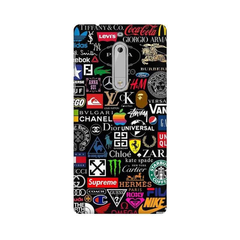 Brands Logo's Mobile Cover For Nokia 5