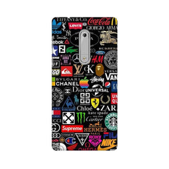 Brands Logo's Mobile Cover For Nokia 5