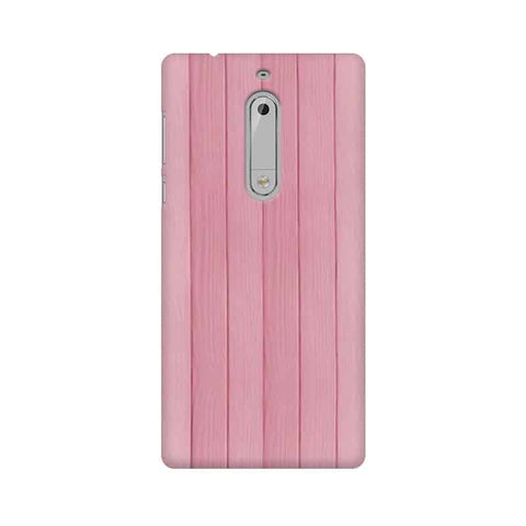 Pink Wood Mobile Cover For Nokia 5
