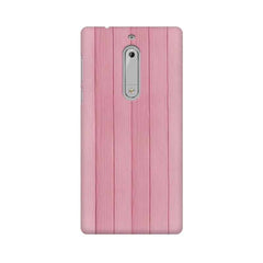 Pink Wood Mobile Cover For Nokia 5