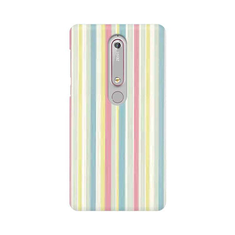 Pastel Lines Mobile Cover For Nokia 6.1