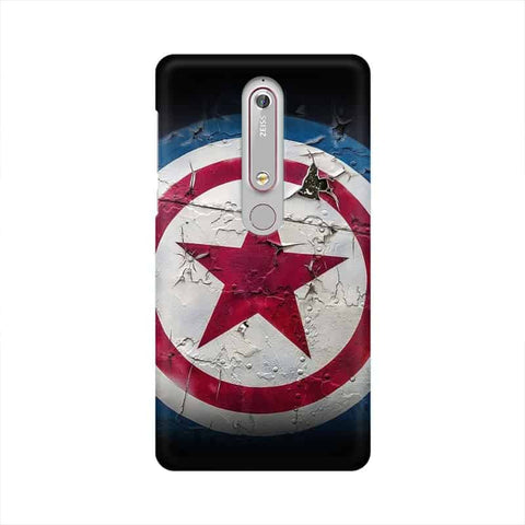 Captain America Mobile Cover For Nokia 6.1