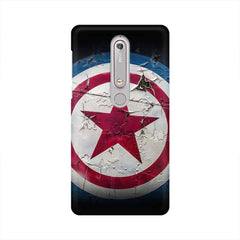Captain America Mobile Cover For Nokia 6.1