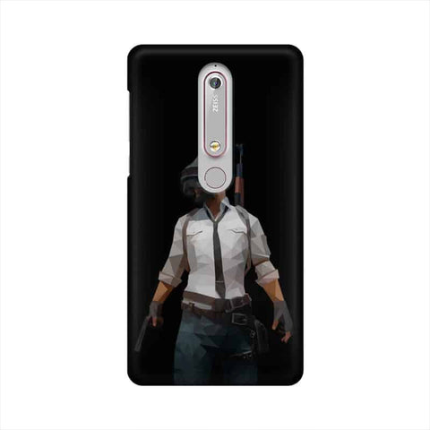 PUBG Printed Mobile Cover For Nokia 6.1