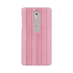 Pink Wood Mobile Cover For Nokia 6.1