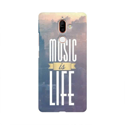 Music is Life Mobile Cover For Nokia 7 Plus