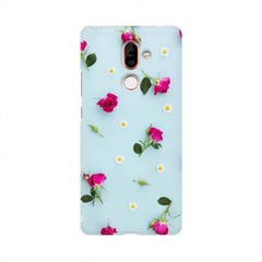 Floral Background Mobile Cover For Nokia 7 Plus