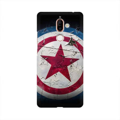 Captain America Mobile Cover For Nokia 7 Plus