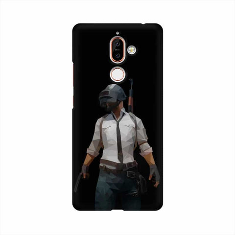 PUBG Printed Mobile Cover For Nokia 7 Plus