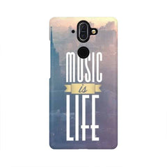 Music is Life Mobile Cover For Nokia 8 Sirocco