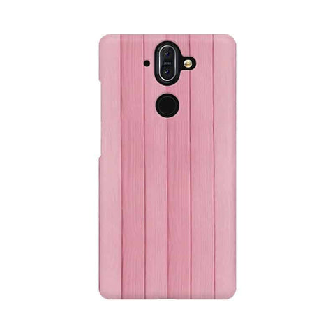 Pink Wood Mobile Cover For Nokia 8 Sirocco