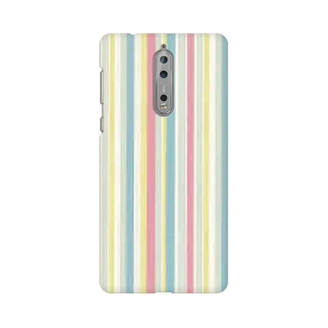 Pastel Lines Mobile Cover For Nokia 8