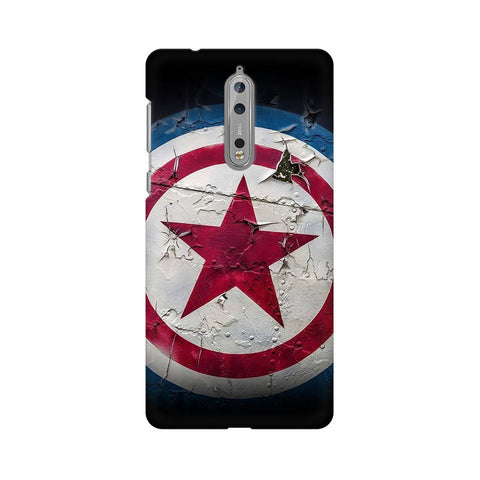Captain America Mobile Cover For Nokia 8