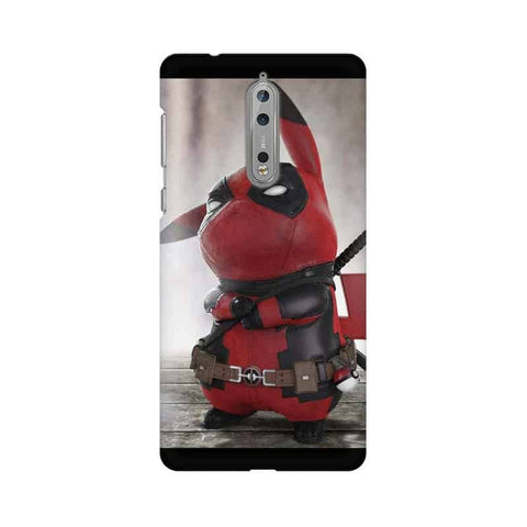 Red Pikachu Mobile Cover For Nokia 8