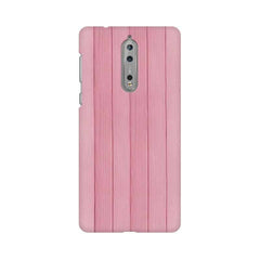 Pink Wood Mobile Cover For Nokia 8