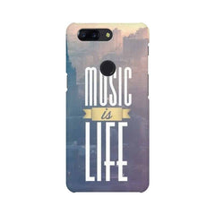 Music is Life Mobile Cover For OnePlus 5T