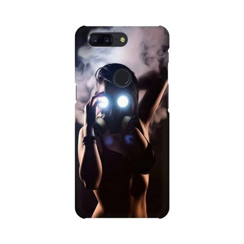 Gas Mask Girl Mobile Cover For OnePlus 5T