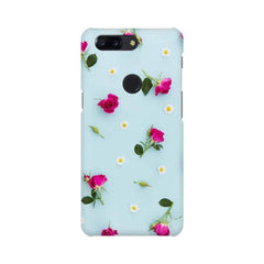 Floral Background Mobile Cover For OnePlus 5T