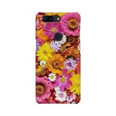 Colorful Flowers Background Mobile Cover For OnePlus 5T