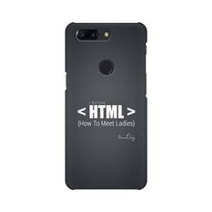 HTML Mobile Cover For OnePlus 5T