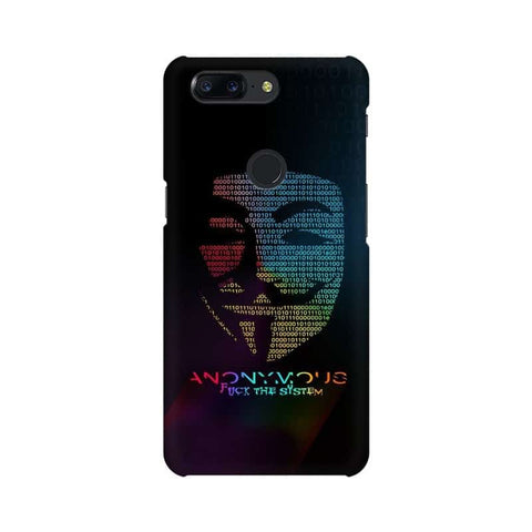 Anon Hackers Mobile Cover For OnePlus 5T
