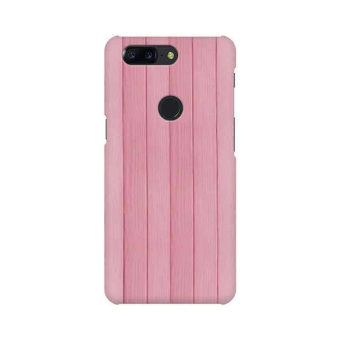 Pink Wood Mobile Cover For OnePlus 5T