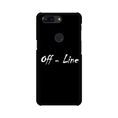 off-Line Wallpaper Mobile Cover For OnePlus 5T