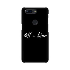 off-Line Wallpaper Mobile Cover For OnePlus 5T