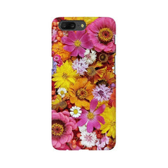 Colorful Flowers Background Mobile Cover For OnePlus 5