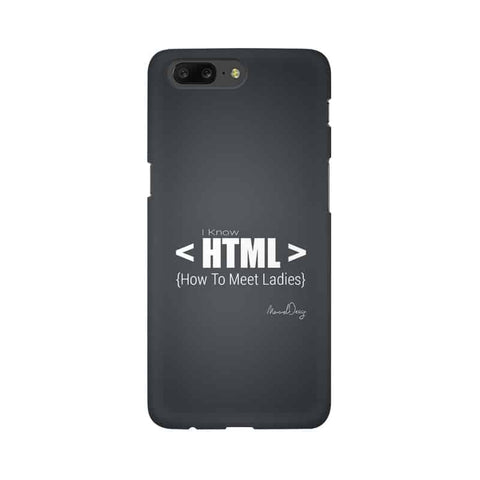 HTML Mobile Cover For OnePlus 5