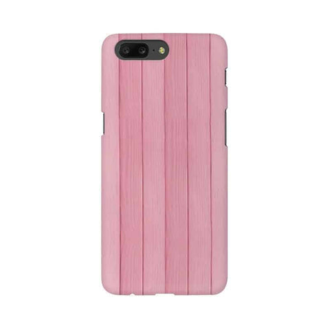 Pink Wood Mobile Cover For OnePlus 5
